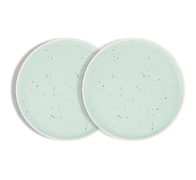 Mint Green Stoneware Dinner Plate